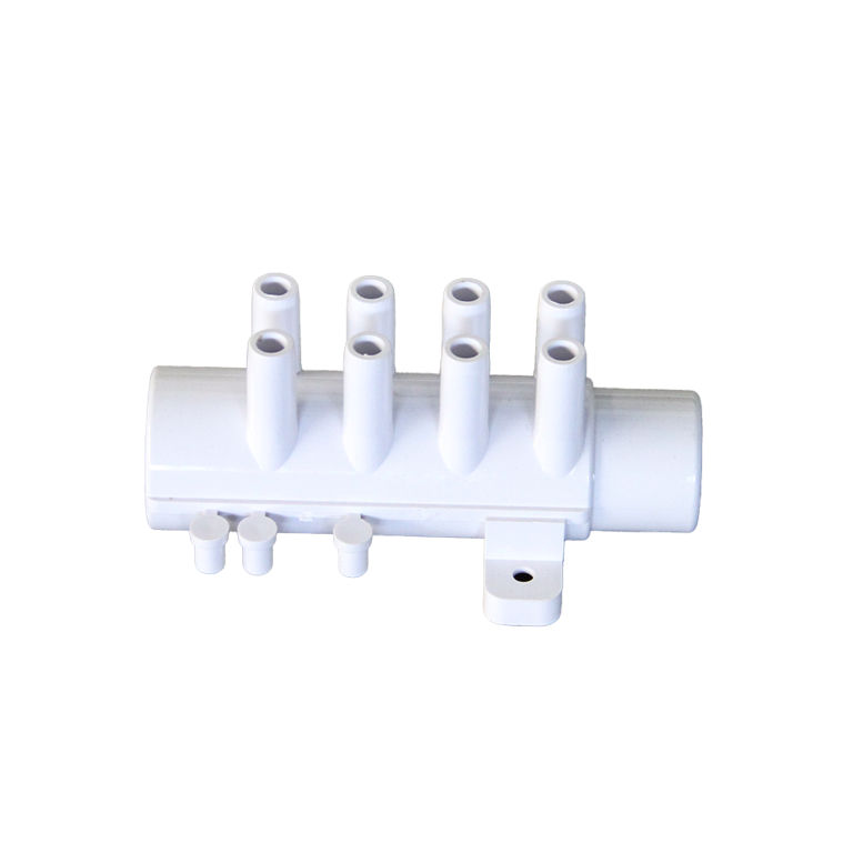 1″ 8 Port 3/8″ Ribbed Barb Socket*Spigot