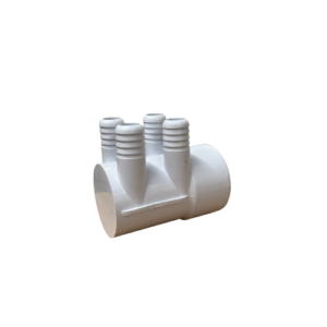 2" 4 Port 3/4 Ribbed Barb Water Manifold Socket*Blind