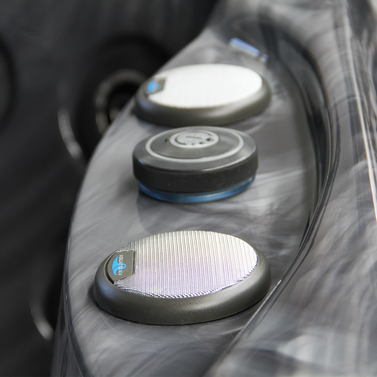 AudioTec Waterproof Speakers 3″ 4 ohm 60watt max Grey Grill