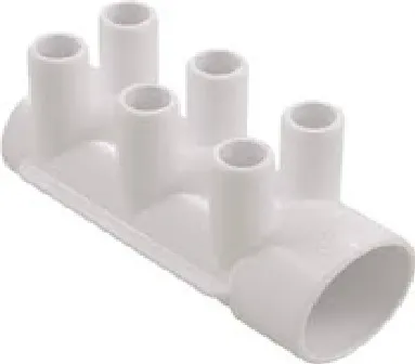 1.5″ 6 Port – 3/4″ Ribbed Barb Water Manifold Socket*Blind