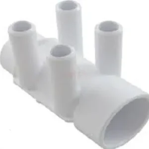 1.5" 4 Port - 3/4" Smooth Barb Water Manifold Socket*Spigot