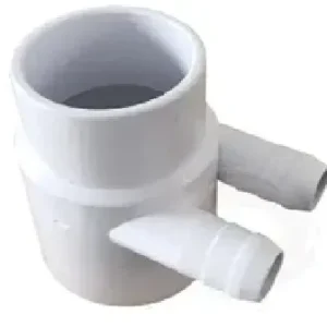 2" 2 Port 3/4 Ribbed Barb Water Manifold Socket*Spigot