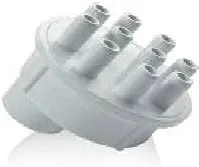 1" 10 Port 3/8" Smooth Round Air Manifold